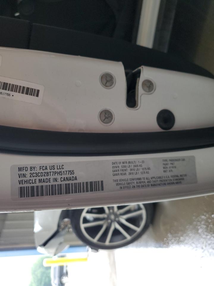 2C3CDZBT7PH517755 2023 Dodge Challenger R/T