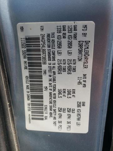 2006 Chrysler Town & Country Touring VIN: 2A4GP54L86R738598 Lot: 59537804