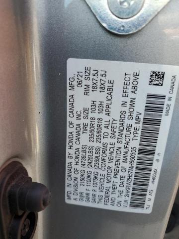 2021 Honda Cr-V Ex VIN: 2HKRW2H57MH660305 Lot: 58515574