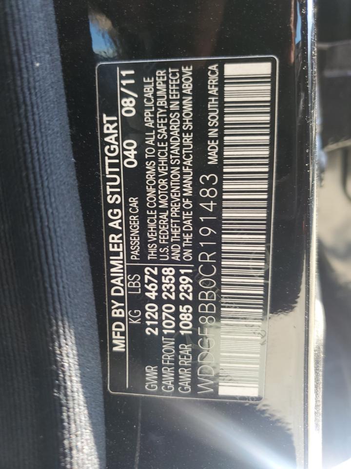 WDDGF8BB0CR191483 2012 Mercedes-Benz C 300 4Matic