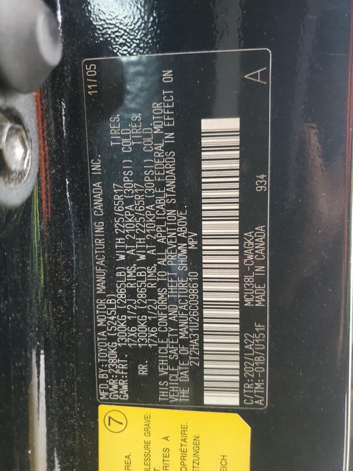 2T2HA31U26C098610 2006 Lexus Rx 330