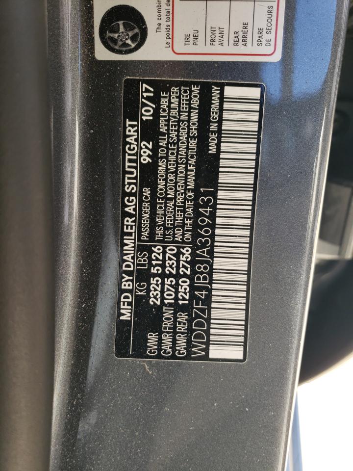 WDDZF4JB8JA369431 2018 Mercedes-Benz E 300