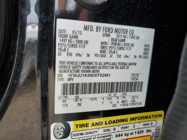 2013 Ford Expedition Limited VIN: 1FMJU1K59DEF52981 Lot: 59921514