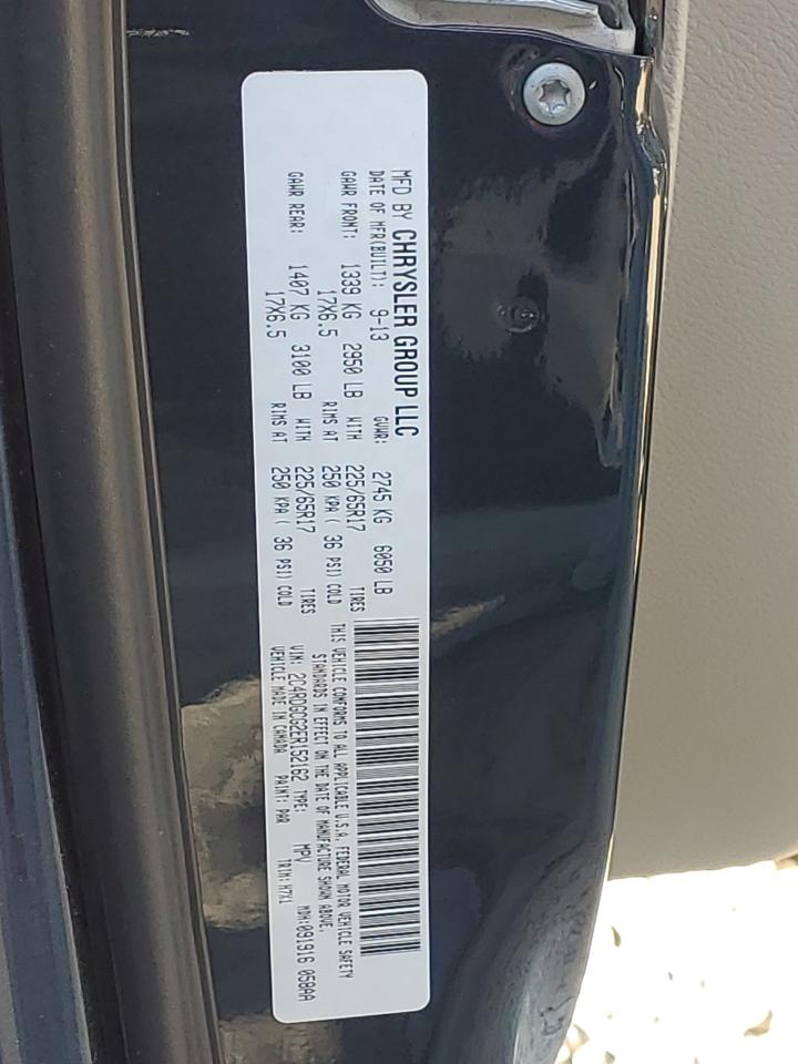 2C4RDGCG2ER152162 2014 Dodge Grand Caravan Sxt