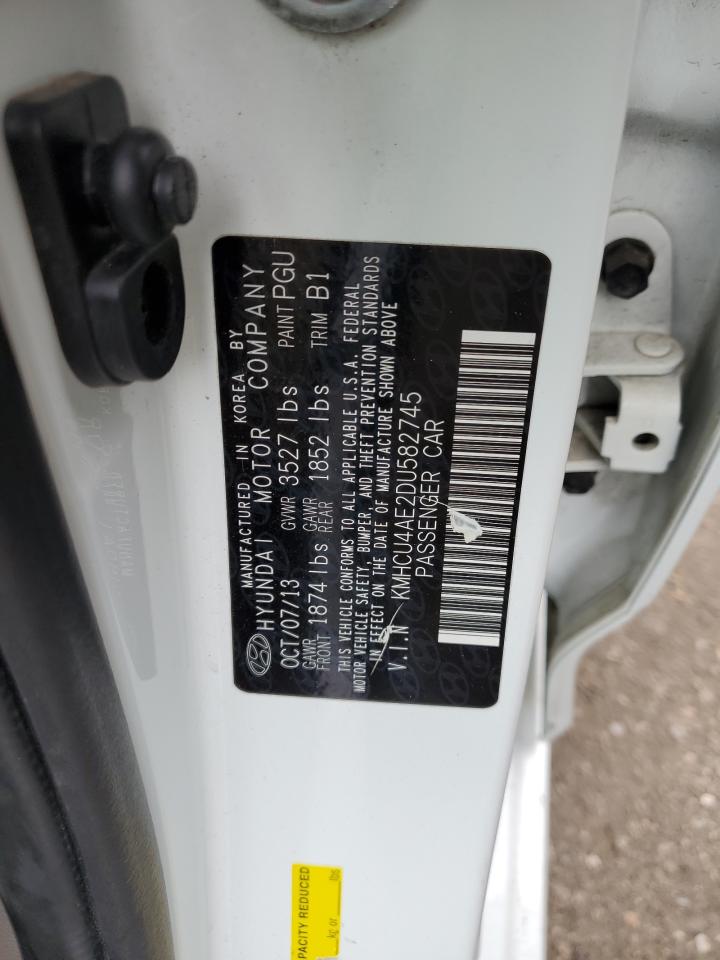 KMHCU4AE2DU582745 2013 Hyundai Accent Gls