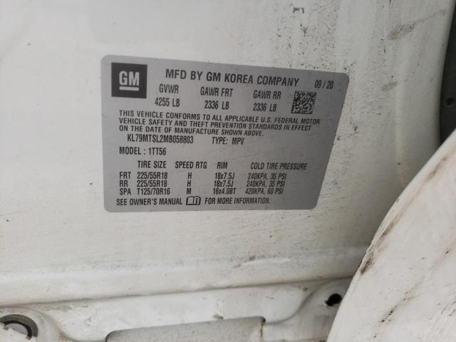 2021 CHEVROLET TRAILBLAZE - KL79MTSL2MB058803