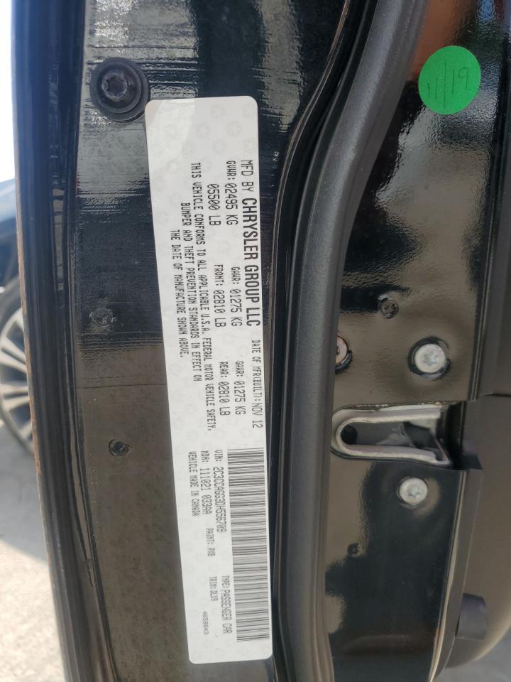 2C3CCAGG3DH556709 2013 Chrysler 300 S