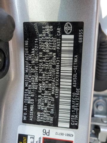 VIN 4T4BF1FK7FR468431 2015 Toyota Camry, LE no.12