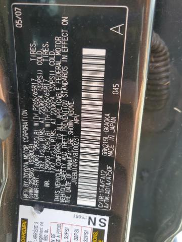 2007 Toyota 4Runner Sr5 VIN: JTEBU14R978100231 Lot: 60036194