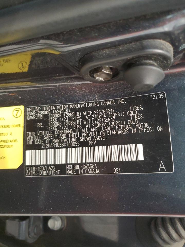 2T2HA31U56C103055 2006 Lexus Rx 330