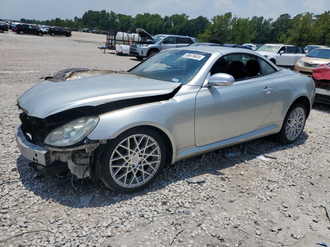 LEXUS SC 430 2002 silver  gas JTHFN48Y320007698 photo #1