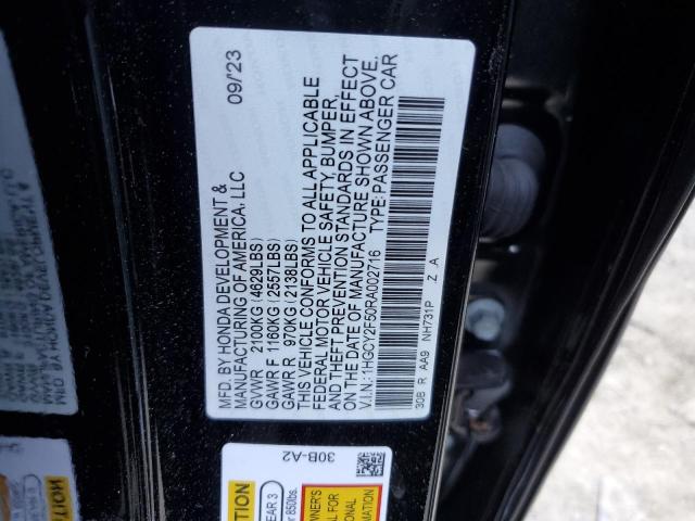 1HGCY2F50RA002716 Honda Accord HYB 13