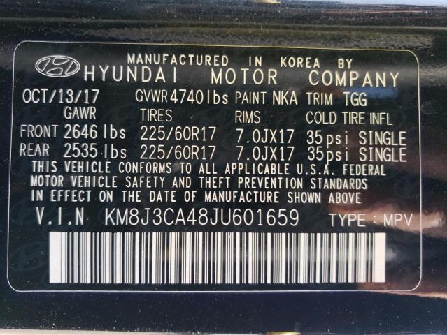 2018 HYUNDAI TUCSON SEL - KM8J3CA48JU601659