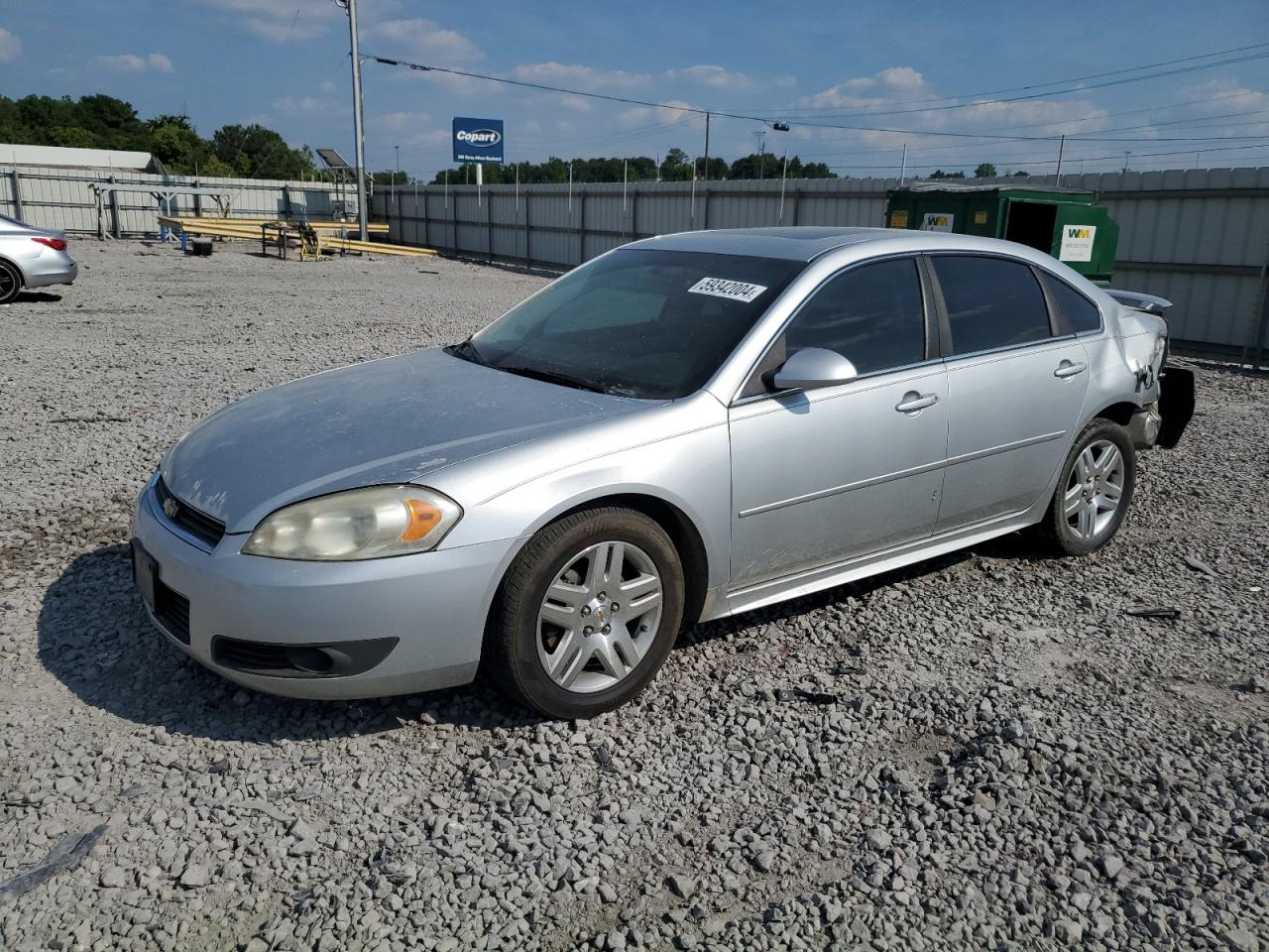 2G1WB5EN6A1261119 2010 Chevrolet Impala Lt