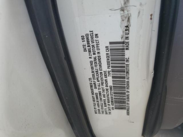 2003 Subaru Legacy L VIN: 4S3BE635137210963 Lot: 58149374