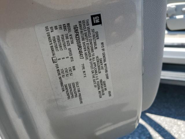 2009 Chevrolet Tahoe K1500 Lt VIN: 1GNFK23059R248417 Lot: 59089974