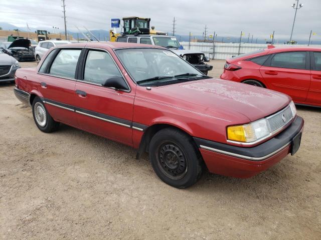 1989 Mercury Topaz Gs VIN: 1MEPM36X2KK657588 Lot: 58530784