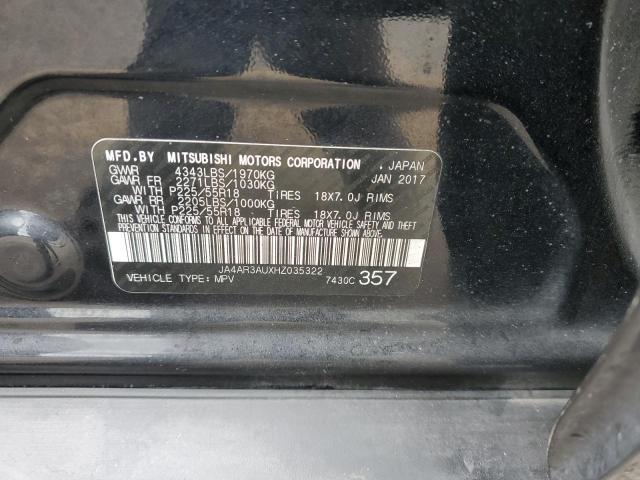 2017 Mitsubishi Outlander Sport Es VIN: JA4AR3AUXHZ035322 Lot: 60936144