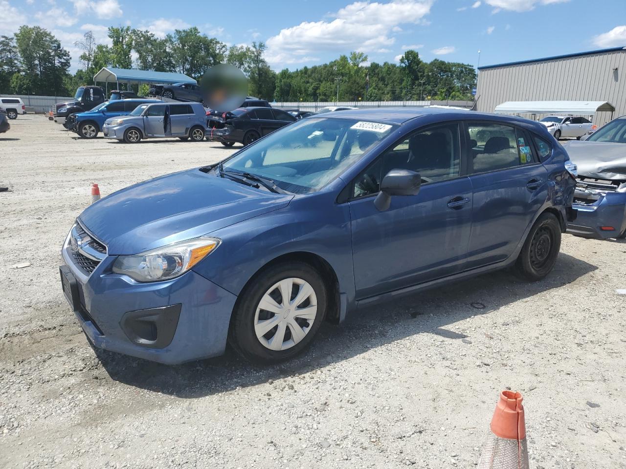 2013 Subaru Impreza vin: JF1GPAA64DH826737