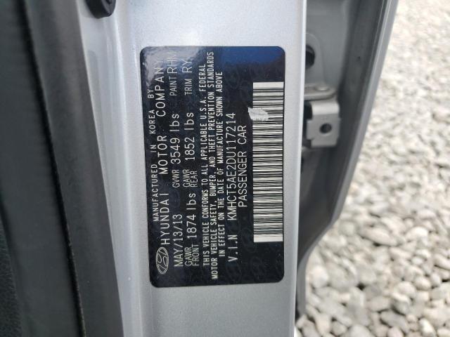 2013 Hyundai Accent Gls VIN: KMHCT5AE2DU117214 Lot: 60686504