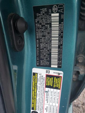 2010 Toyota Corolla Base VIN: 2T1BU4EE1AC502175 Lot: 59242934