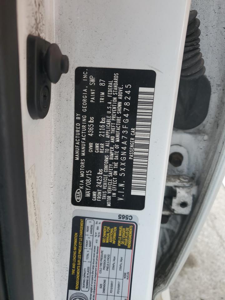 5XXGN4A73FG478245 2015 Kia Optima Ex