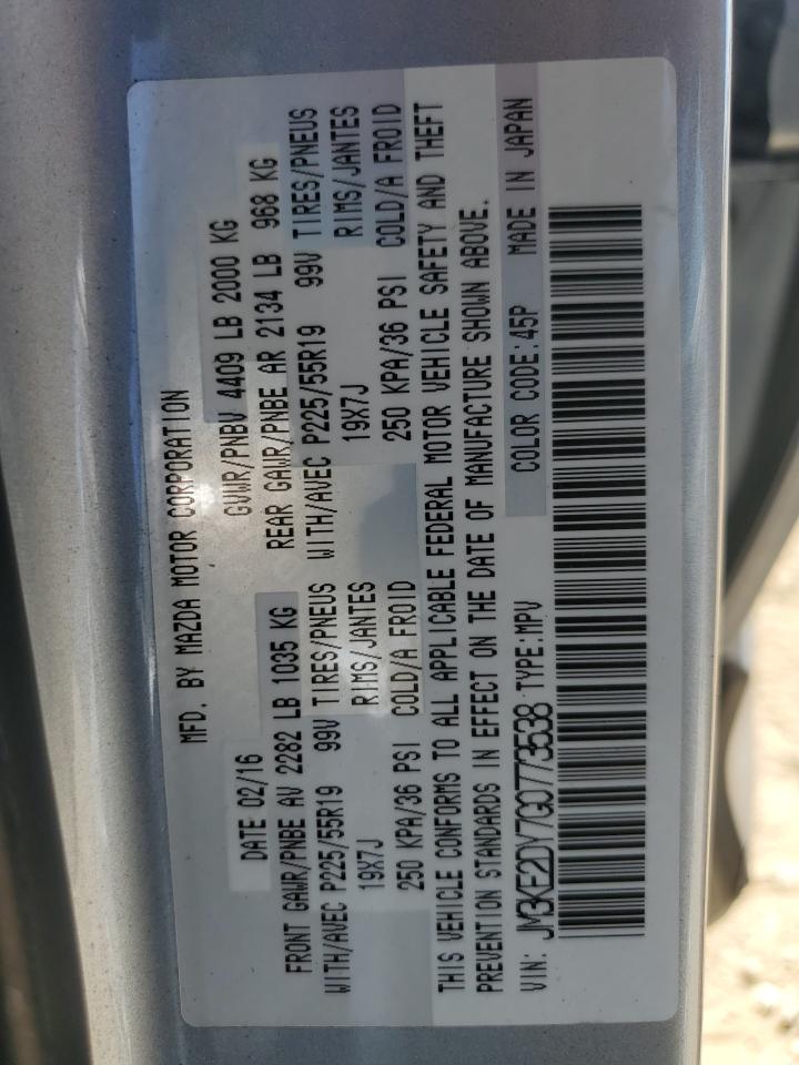 JM3KE2DY7G0773538 2016 Mazda Cx-5 Gt