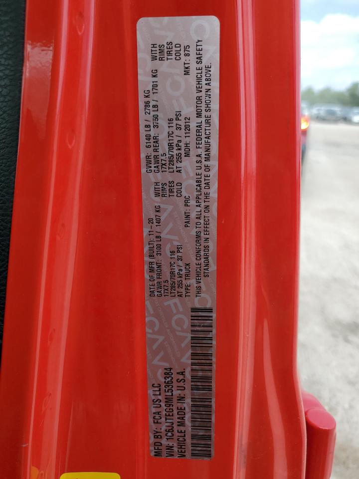 1C6JJTEG9ML536384 2021 Jeep Gladiator Mojave