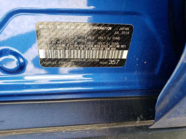 2020 Mitsubishi Outlander Sport Es VIN: JA4AP3AU8LU002380 Lot: 61249554