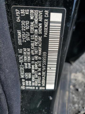 1997 Mercedes-Benz C 280 VIN: WDBHA28E1VF599599 Lot: 57443504