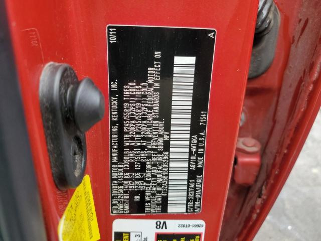 2011 Toyota Venza VIN: 4T3ZA3BB1BU052966 Lot: 57758524