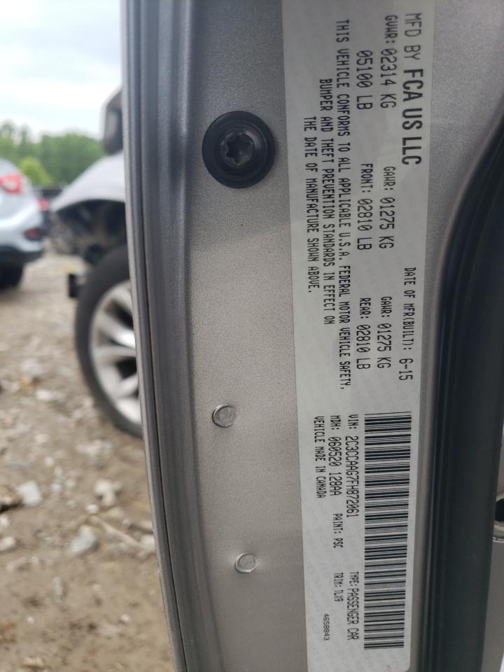 2C3CCAAG7FH872061 2015 Chrysler 300 Limited