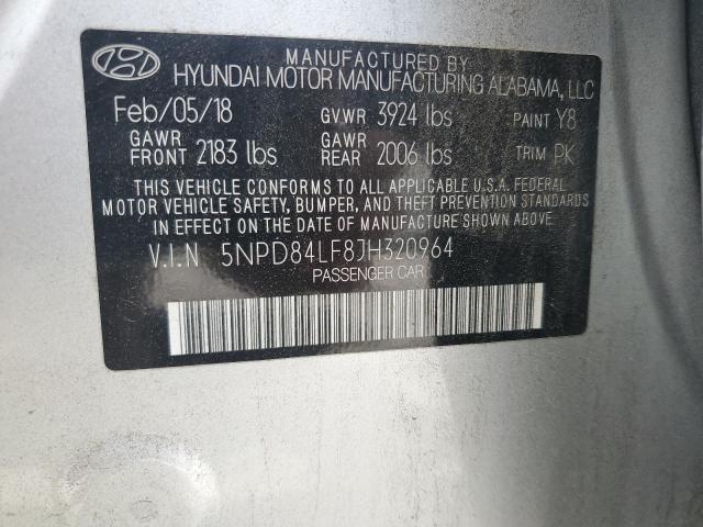 5NPD84LF8JH320964 2018 HYUNDAI ELANTRA - Image 12