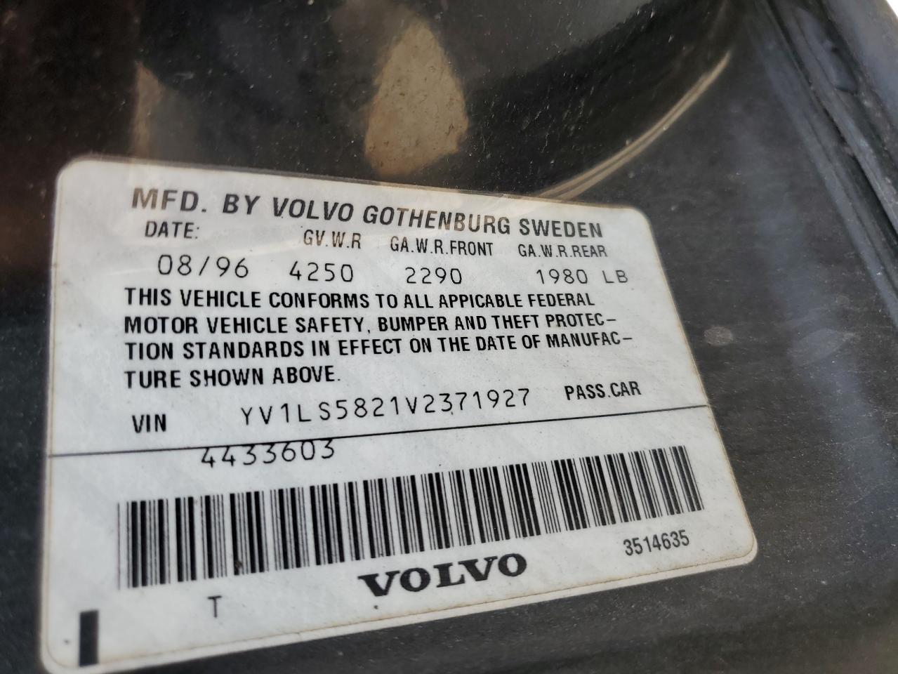 YV1LS5821V2371927 1997 Volvo 850 R