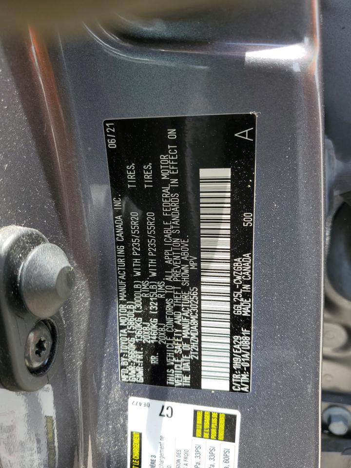 2T2HZMDA8MC302565 2021 Lexus Rx 350