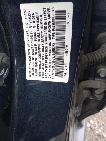 2018 Honda Civic Ex VIN: 19XFC2F76JE006072 Lot: 58113484