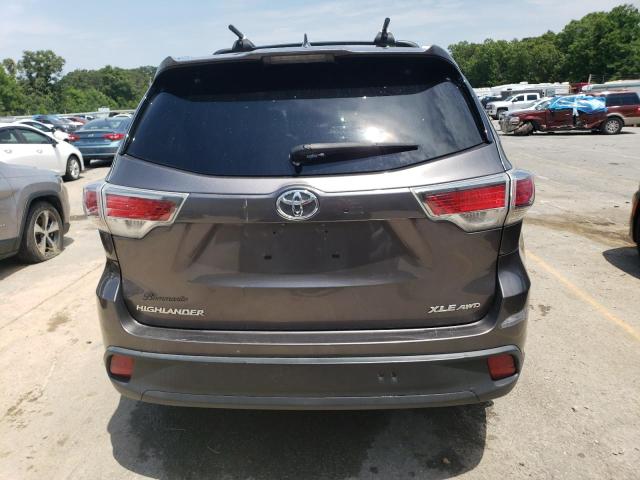 VIN 5TDJKRFH2FS203493 2015 Toyota Highlander, Xle no.6