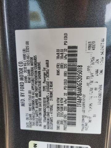 2016 Ford Mustang VIN: 1FA6P8AM0G5205018 Lot: 58626854