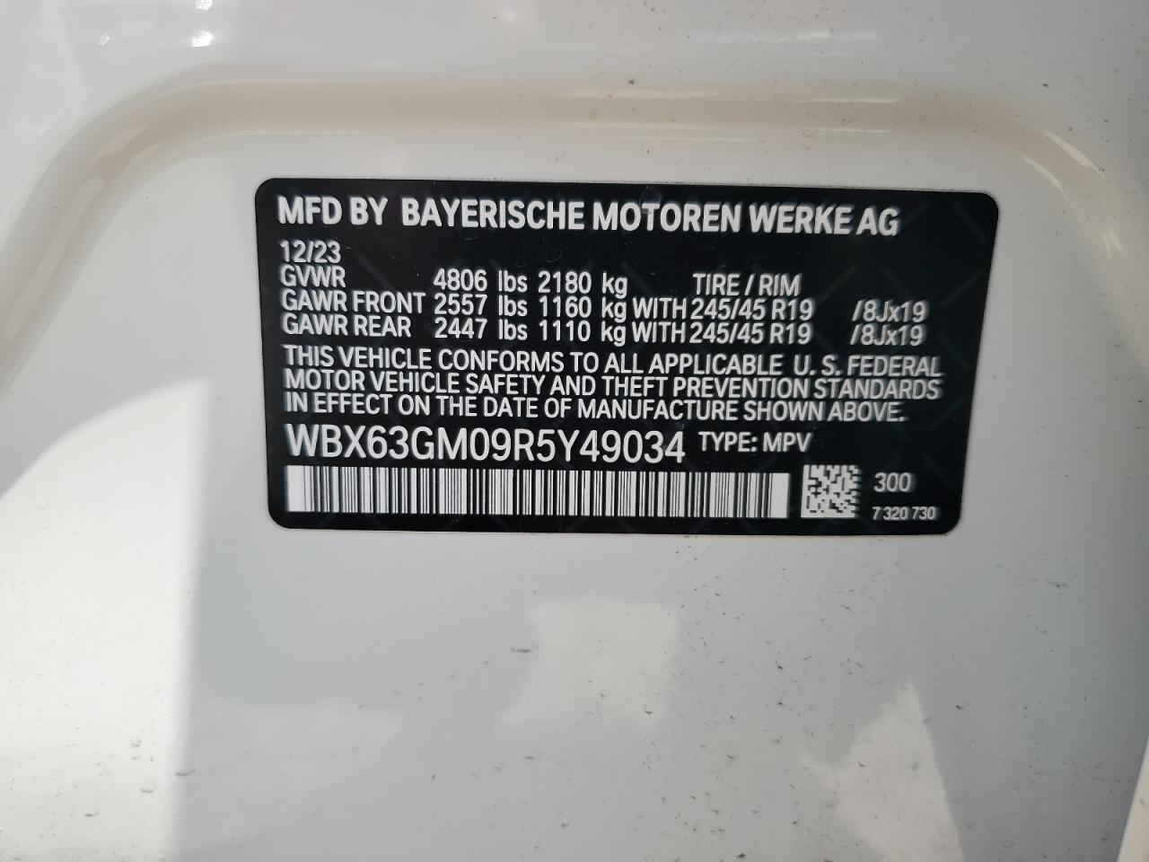 WBX63GM09R5Y49034 2024 BMW X2 xDrive28I