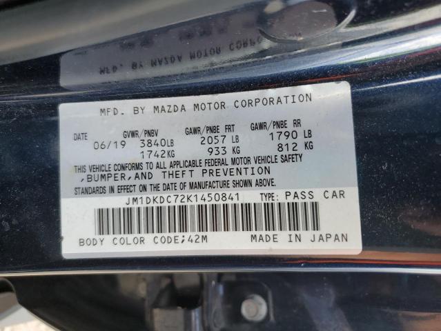 2019 Mazda Cx-3 Touring VIN: JM1DKDC72K1450841 Lot: 59899284