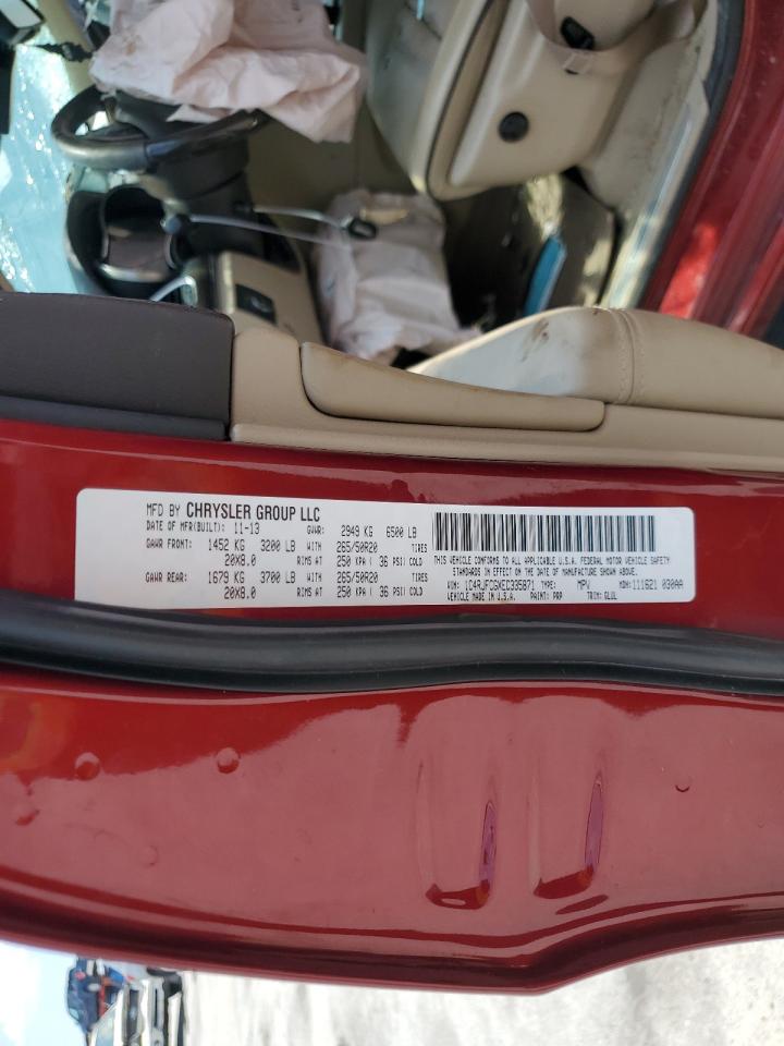 1C4RJFCGXEC335871 2014 Jeep Grand Cherokee Overland