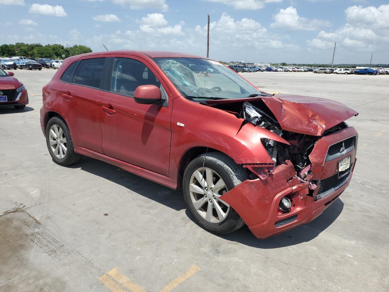 2012 Mitsubishi Outlander Sport Se vin: JA4AP4AU4CZ008623