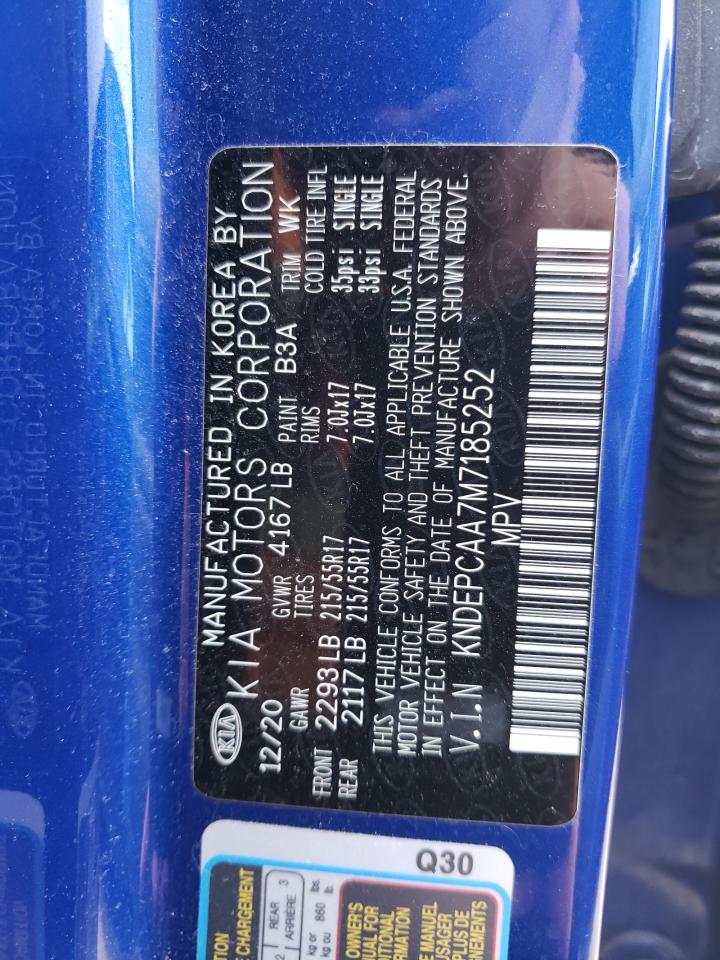 KNDEPCAA7M7185252 2021 Kia Seltos Lx