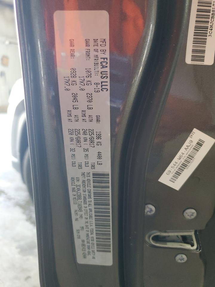 3C4NJCBB8LT102849 2020 Jeep Compass Latitude