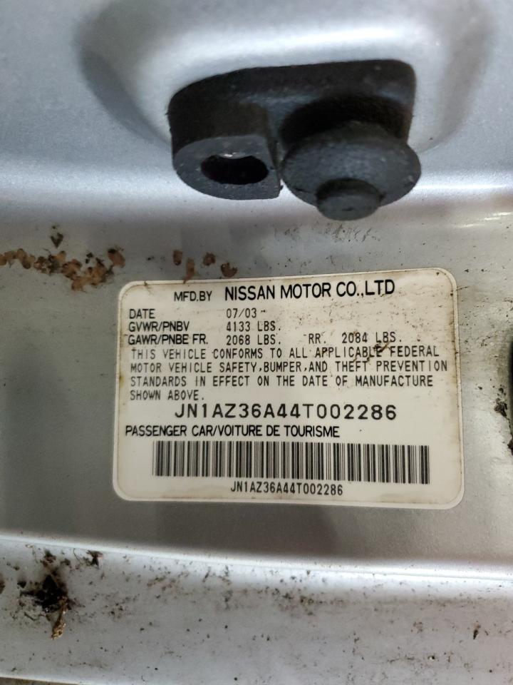 JN1AZ36A44T002286 2004 Nissan 350Z Roadster