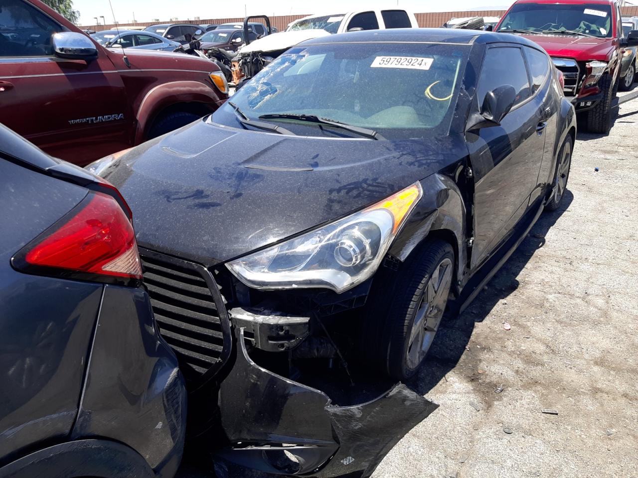 2015 Hyundai Veloster Turbo vin: KMHTC6AE3FU216861