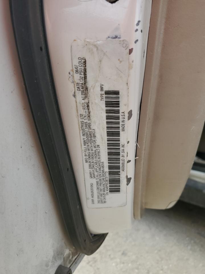 4S4BP62C987317773 2008 Subaru Outback 2.5I Limited