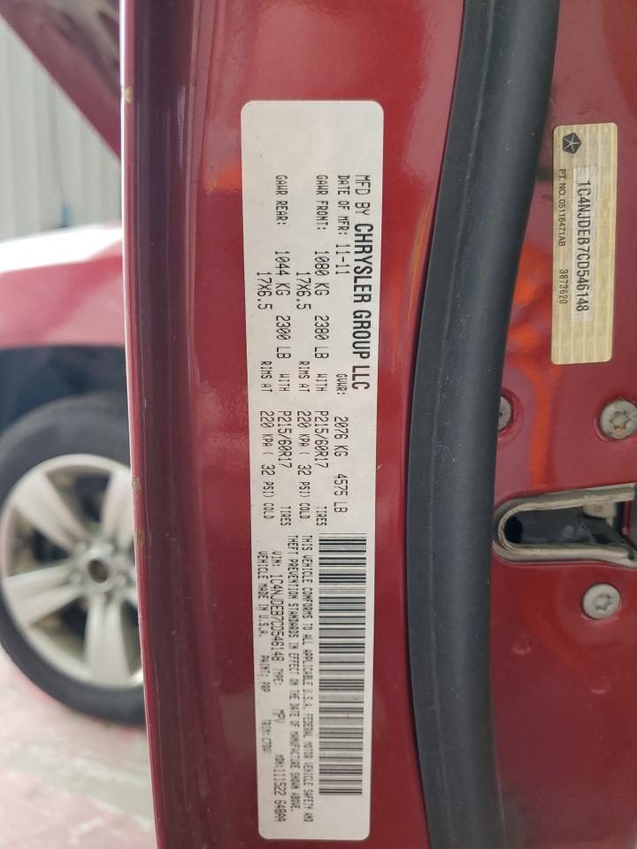 1C4NJDEB7CD546148 2012 Jeep Compass Latitude