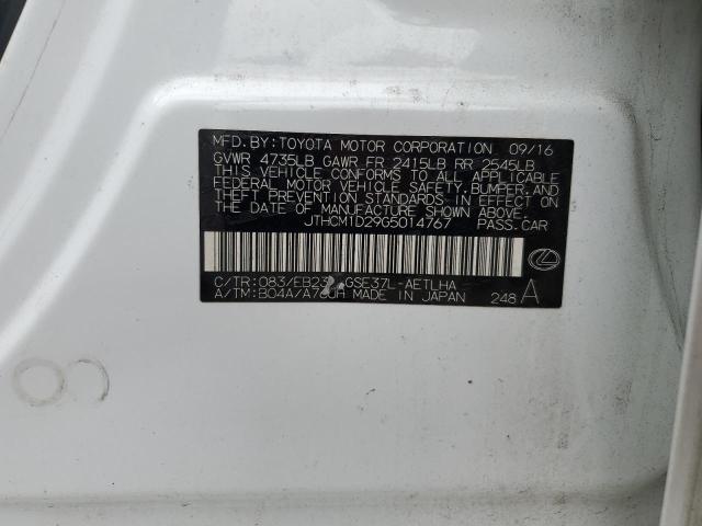 2016 Lexus Is 300 VIN: JTHCM1D29G5014767 Lot: 59226524