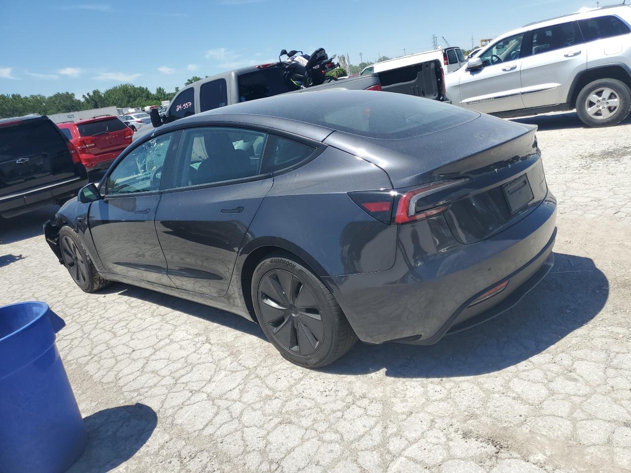 Lot #2936228943 2024 TESLA MODEL 3